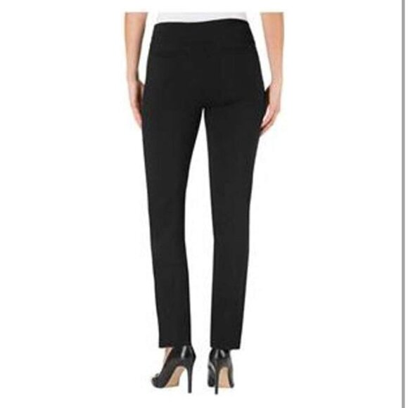 Hilary Radley Black High-Waisted Tummy Control Super Stretch Pull-on Skinny Pant - Picture 5 of 12
